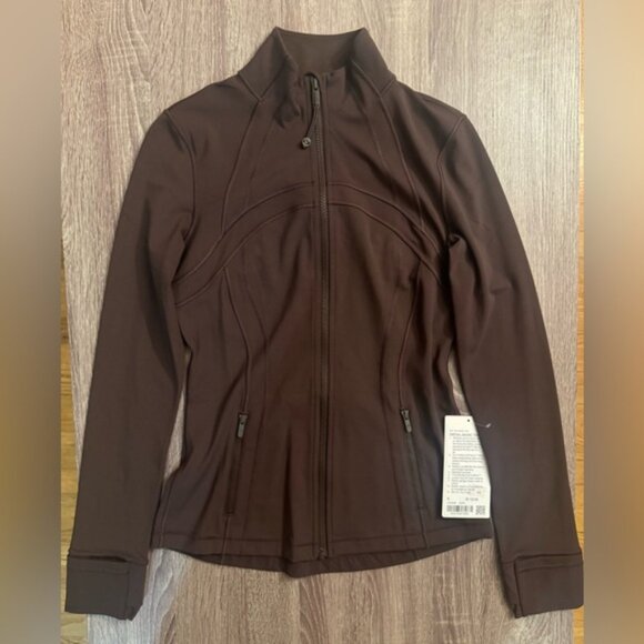 Lululemon Define Jacket Nulu. Dark Brown. Espresso. Size 8. - Picture 1 of 15